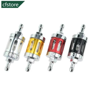CFSTORE Universal 8mm Motocicleta Combustível Gás CNC Liga De Vidro Filtro De Óleo Gasolina Acessórios Para Motores De Alumínio C5U3