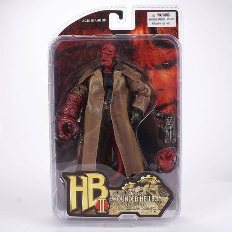 Filme Clássico MEZCO Hellboy PVC Ação Figura Colecionável Modelo