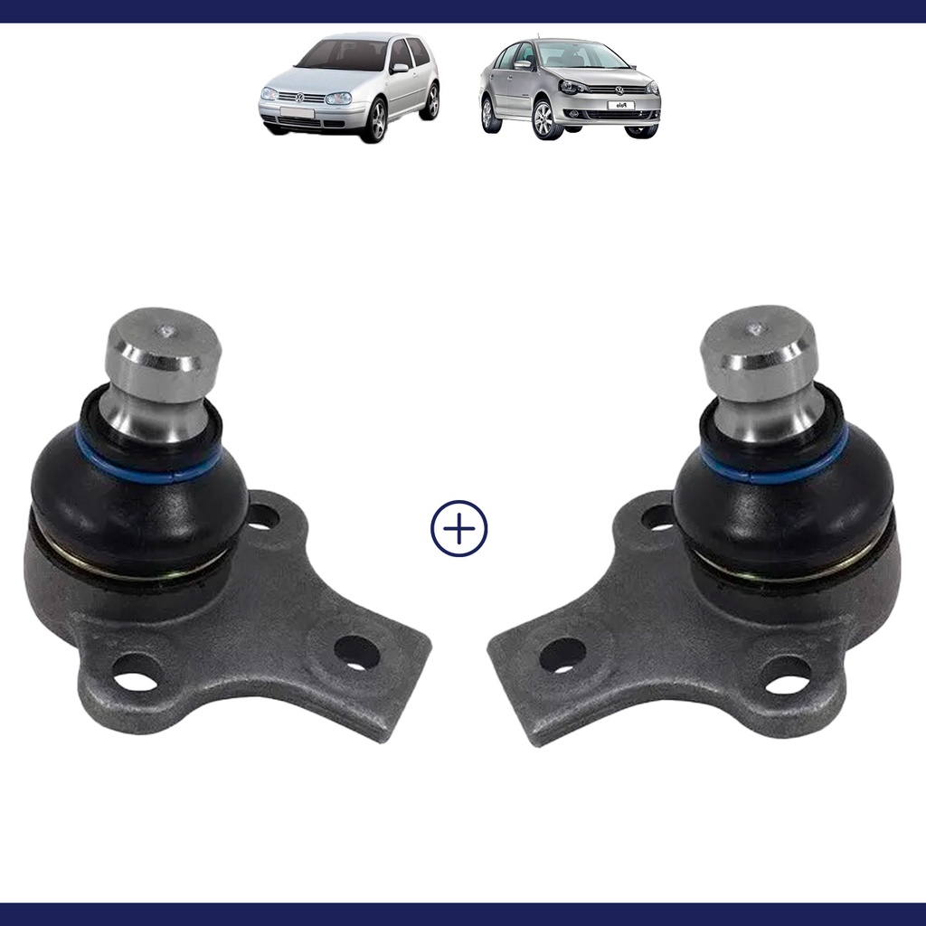 Par Pivo Suspensão Inferior Golf Passat Polo Jetta Ibiza Sea