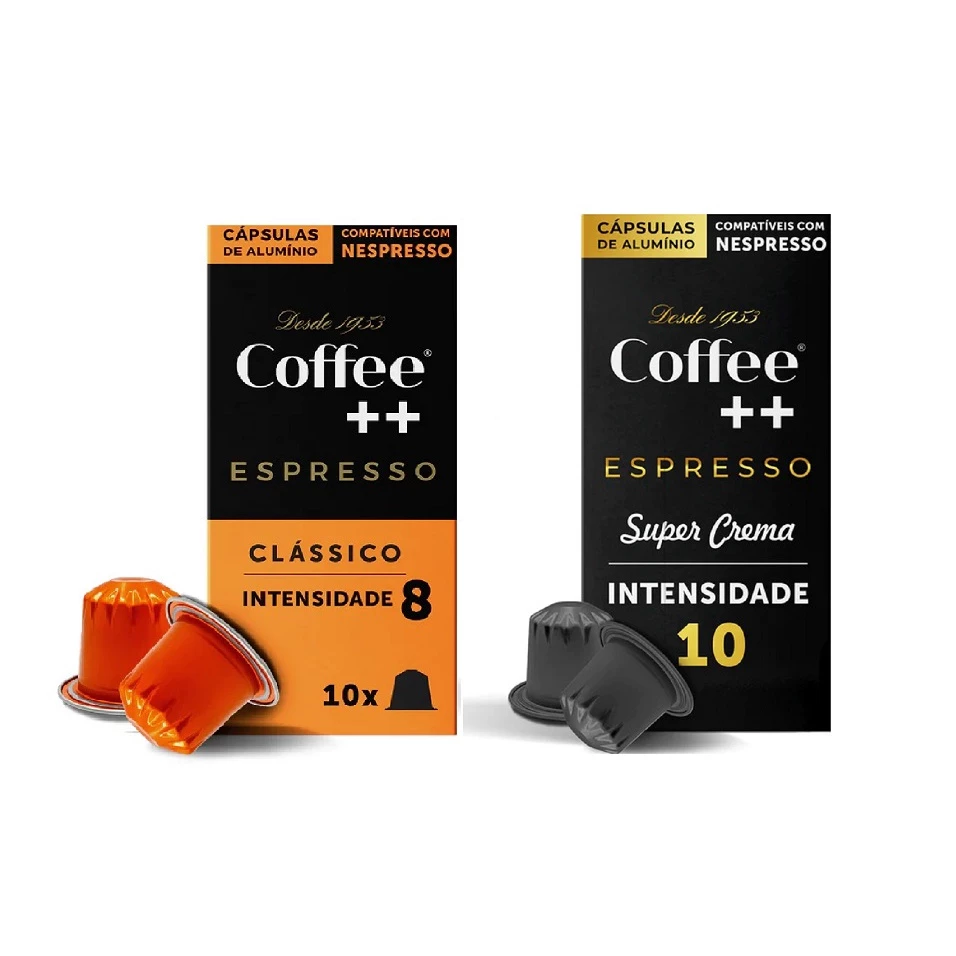 Kit 20 Capsulas Para Nespresso Coffee Mais Super Crema + Classico