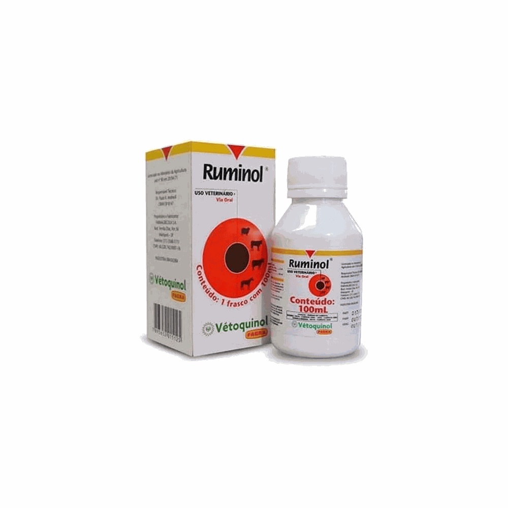Ruminol Oral Meteorismo ou Timpanismo Vetoquinol 100 ml Shopee Brasil