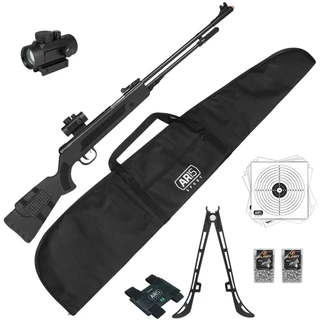 Espingarda chumbo 5.5mm Fixxar Black Nitro Gas Ram +Red dot