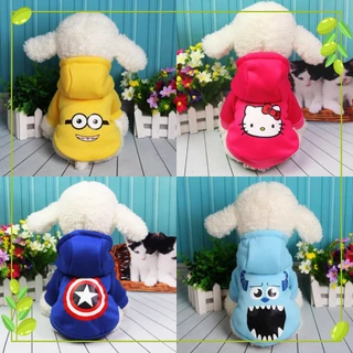 【Muhsinpet】Roupas Para Cães De Desenho Animado Camisola De Inverno Animais De Estimação