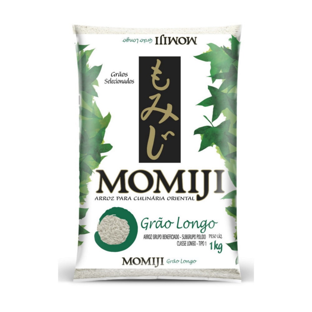 ARROZ MOMIJI 1KG GRÃO LONGO