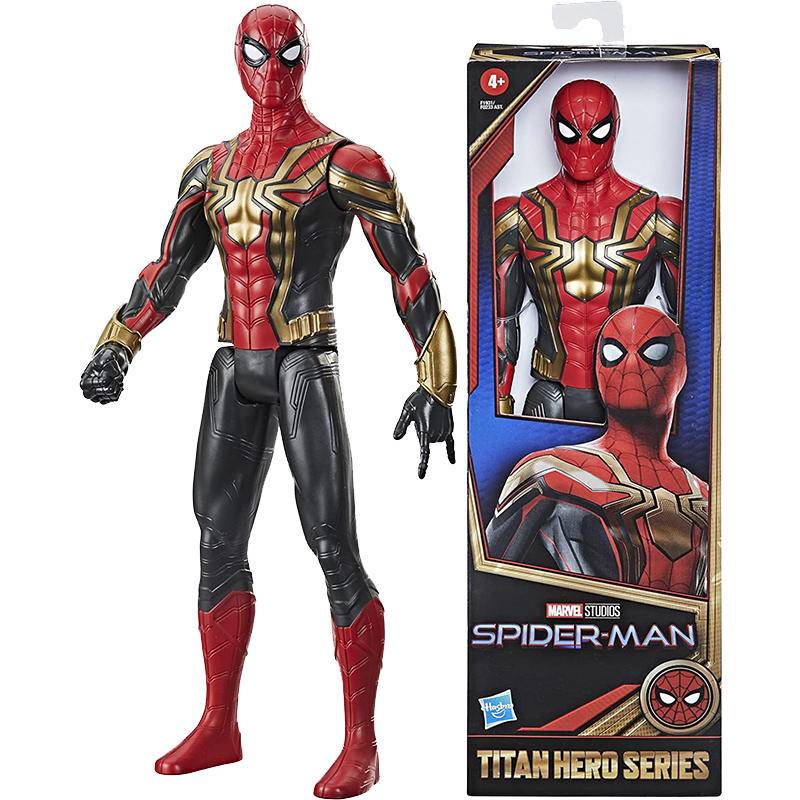 30cm hasbro Marvel Homem-Aranha Titan Hero Série Fato De Integração De Ferro Ação Figura De Brinquedo Para Crianças Presente De Aniversário
