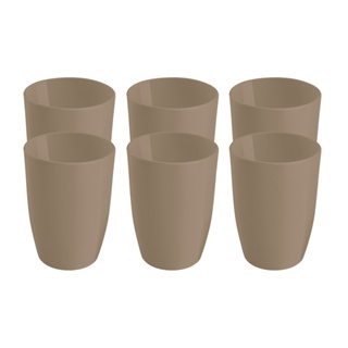 Conjunto 6 Copos Coza Cozy 275 ml Warm Gray