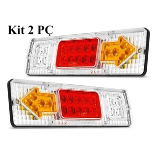 Luz Lanterna Led Sinalizador Para Caminhão Fina Volvo Iveco 12v - 24v Freio Seta Ré em Oferta na Shopee