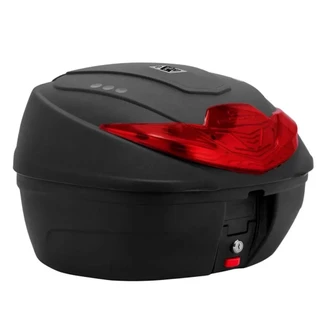 Baú Bauleto Moto Traseiro 35 Litros Smart Box 4 Universal Preto Lente Vermelha - Pro Tork BP-12