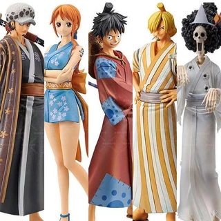 16 peças da série One Piece e o país da ação figura Luffy Sauron Choba Jina Mina boneca brinquedo