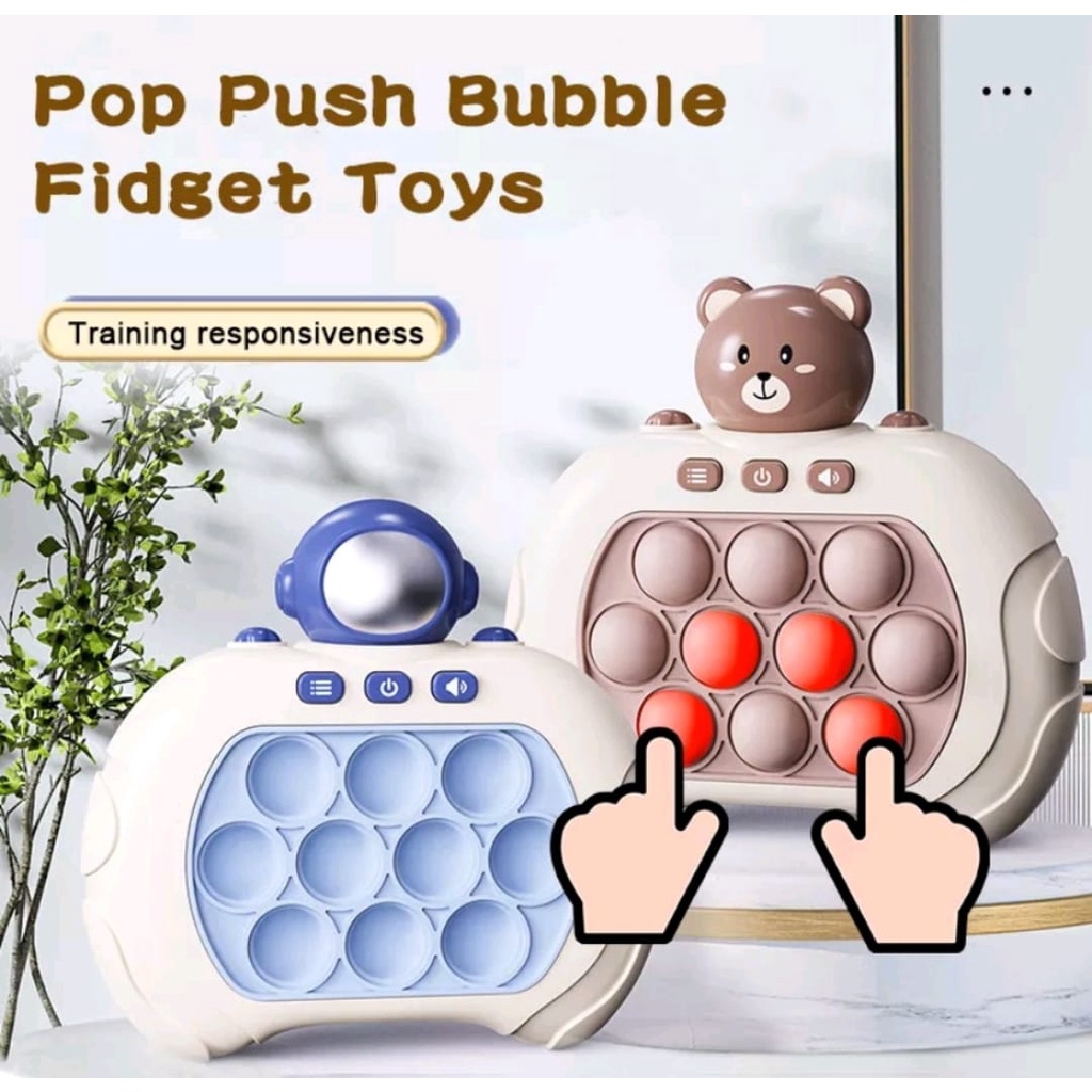 Jogo Pop It Eletronico Brinquedo Fast Push Puzzle Game - Fidget