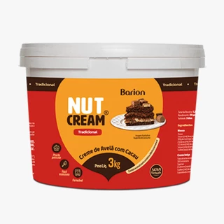 Creme De Avelã  Nacional 3kg - Barion