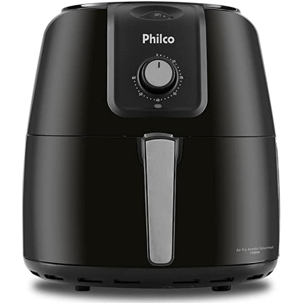 Fritadeira Air Fry Philco Jumbo Gourmet Pfr13p 8,1l Preta Shopee Brasil