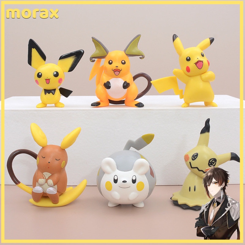 Pack de Evolução Pokémon - Pichu, Pikachu e Raichu - Select - Jazwares