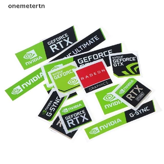 onemetertn 5PCS Novo Adesivo Decorativo NVIDIA GTX GEFORCE Para Notebook