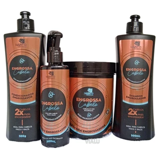 Kit Engrossa cabelo Hábito Habito Cosmeticos ( 4 produtos ) Fios encorpados
