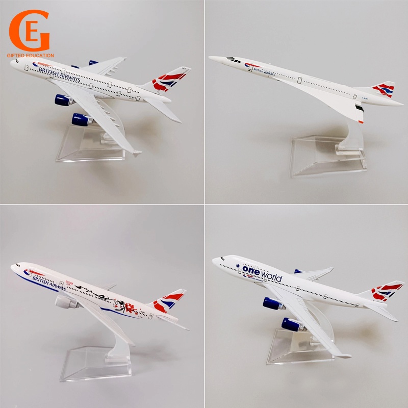 Modelo De Avião Airbus 380 Avião British Concord Virgin Atlânc