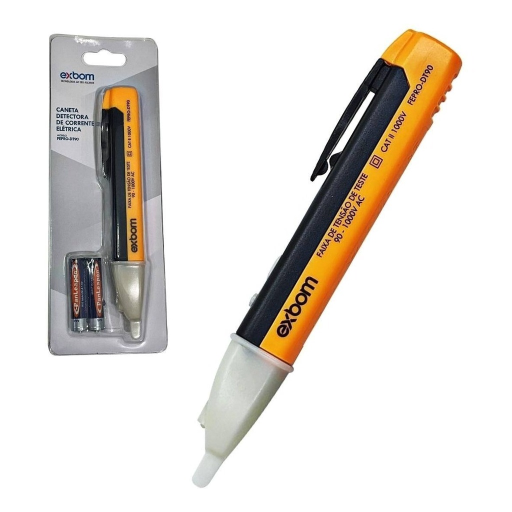 Caneta Detectora De Tensão Corrente Elétrica Teste Sonoro | Shopee Brasil