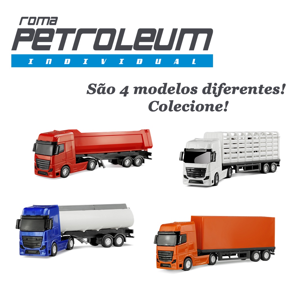 Brinquedo Caminhão Caçamba Roma Petroleum - 43 Cm