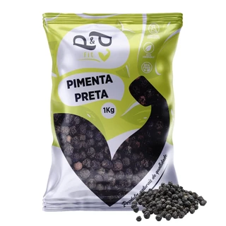 Pimenta do Reino Preta em Grãos 1Kg - P&P