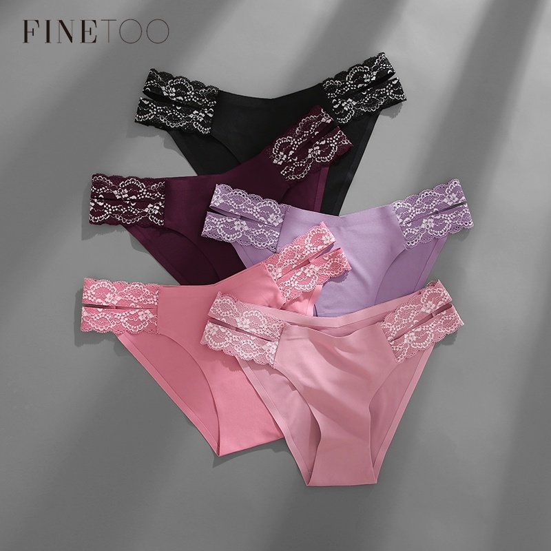 Finetooo 3Pcs/Set Roupas Íntimas Sem Costura Para Mulheres