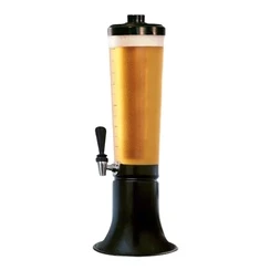 Torre Chopp 3,5 L Preta Com 2 Tubo Gelante Cada Restaurante Bar Social Valor Happy Hour Boteco Praia