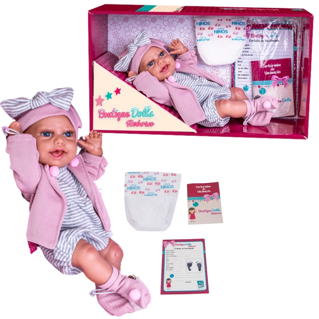 Boneca bebe reborn recem nascida menina com vários itens,boneca bebe reborn  silicone realista bonecas fofas e realistas feitas à mão 3D realista com  veias vistas : : Brinquedos e Jogos