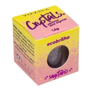 Ecobrilho Crystals Sagitário Vizzela Vegano