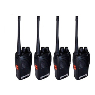 Kit 4 Radio Walk Talk Comunicador 16 Ch 12km Baofeng 777s Ht Construçao Mercado Loja Festa