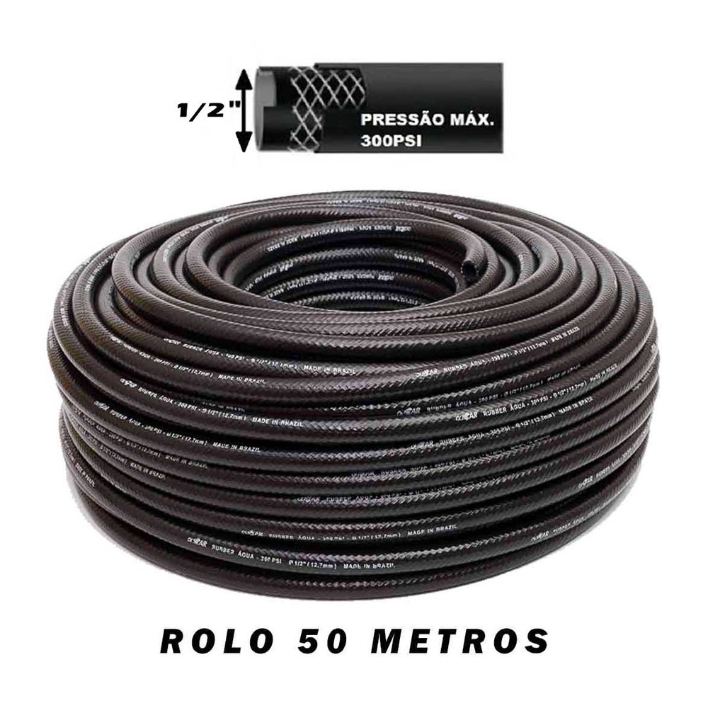 Mangueira De Jardim Continental 1,5m - Borracha Resistente 1,5cm