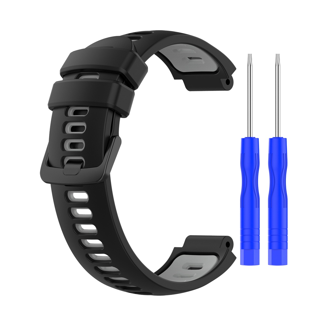 Lot De 6 Boucles De Rechange En Silicone Pour Bracelet De Montre 22mm - Compatible Garmin Forerunner Etc.