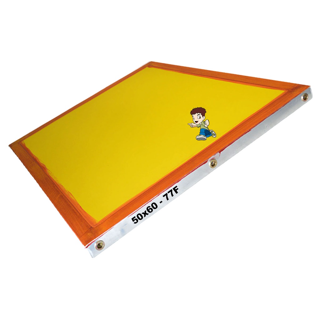 01 - Tela Alumínio Serigrafia 50x60 - 077fios Amarelo