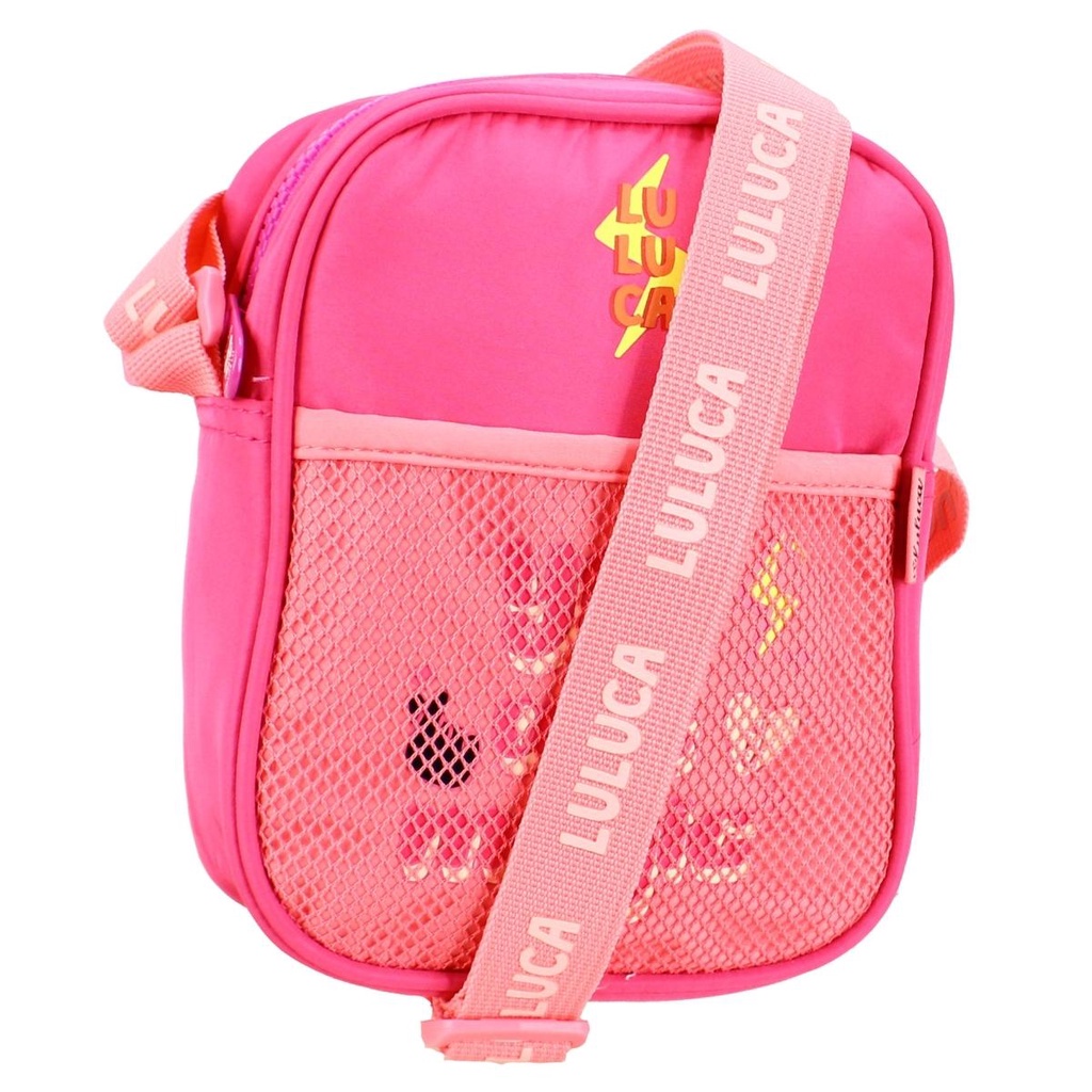 Mochila Escolar Luluca Azul e Rosa - Clio Style - nivalmix