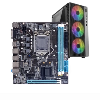 Placa Mãe KS-H61 Ddr3 Hdmi Lga 1155 / Processador Core I3 I5 I7 Cor Preto