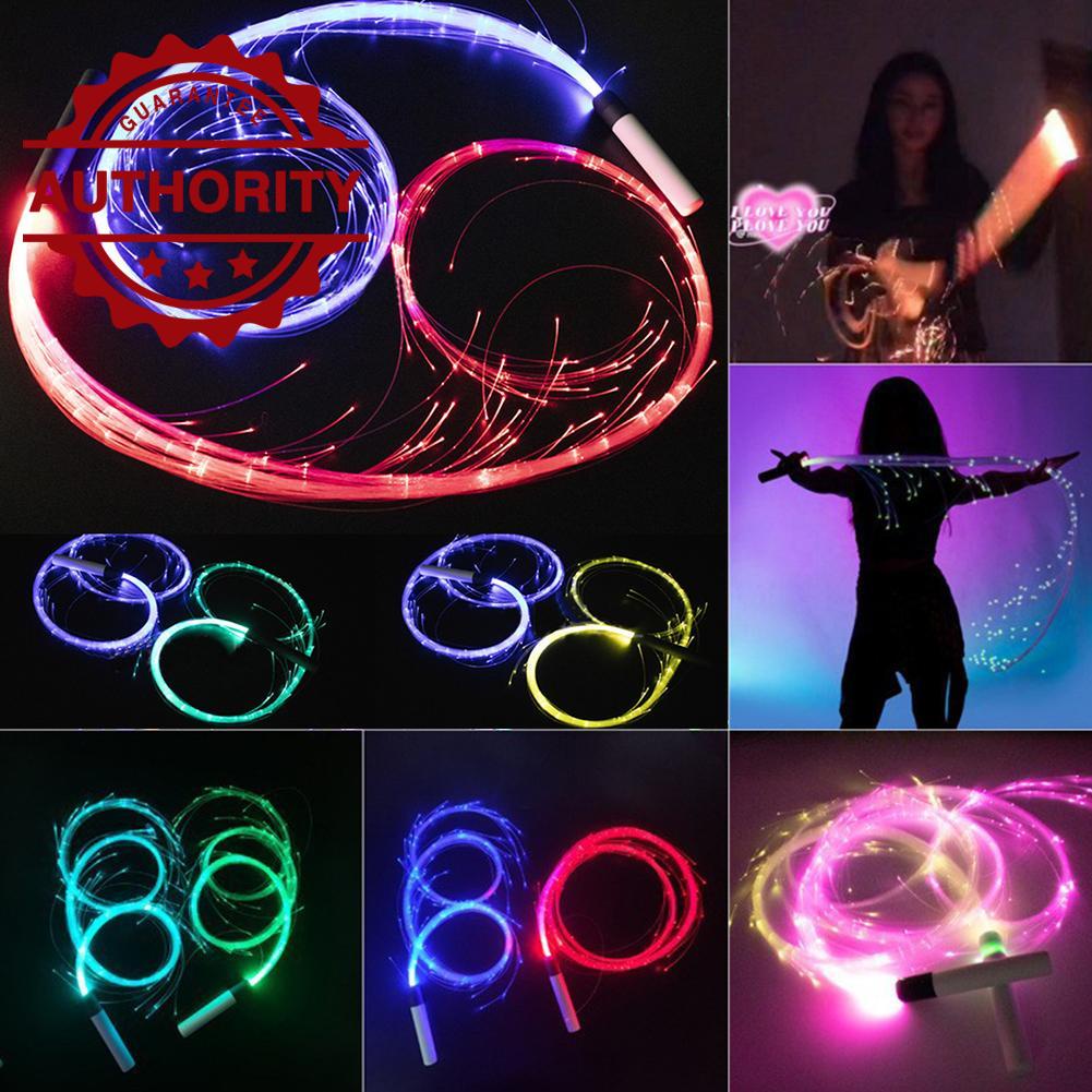 Chicote De Fibra Óptica LED 67 Polegadas 360 ° Giratório-Dança De Fluxo De Pixel Super Brilhante EDM Toy F5U8