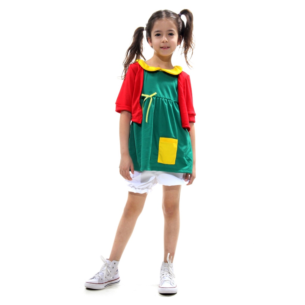 Fantasia Chiquinha Infantil Roupa Original Turma Do Chaves | Shopee Brasil