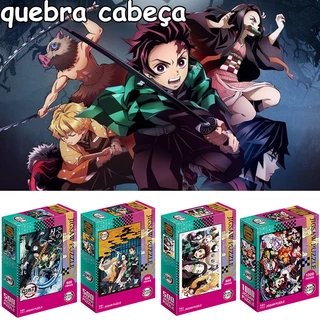 1000 pcs Quebra-Cabeça Demon slayer/brinquedos educativos/brinquedo educativo/anime/cartoon/enfeites/decoração/Acessórios/Present