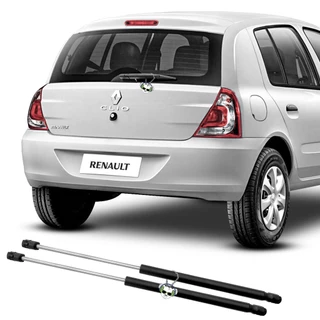 Par Amortecedor de Porta Mala Tampa Traseira Renault Clio Hatch Ano 2000