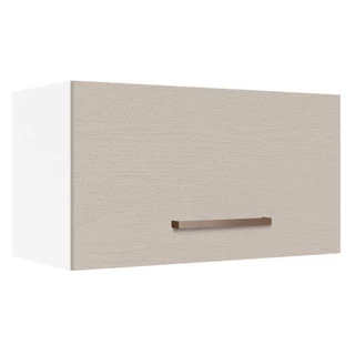 Armário de Cozinha Aéreo 60 cm 1 Porta Basculante Branco/Crema Agata Madesa em Oferta na Shopee