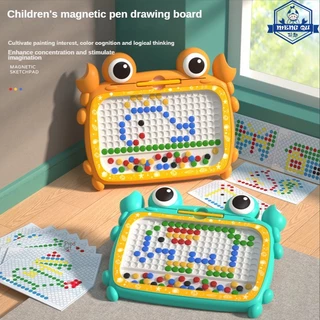 Kids Big Size Magnetic Drawing Board Toy Com Flash Card Beads Montessori Ferramenta De Pintura De Arte Educacional Brinquedos Para Meninas Presente