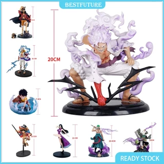 Engrenagem One Piece 5 Luffy Ação Figura Roronoa Zoro Portgas D Ace Boa Hancock Boneca Anime Decoração Modelo PVC Brinquedos
