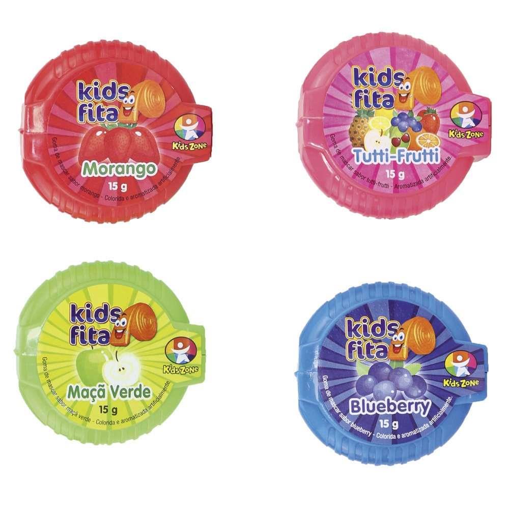 Goma De Mascar Kids Fita Chiclete de Fita Kit 4 Unidades | Shopee Brasil