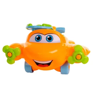 Baby Plane Aviaozinho Crec Crec Rodas Livres - Jp Brinquedos