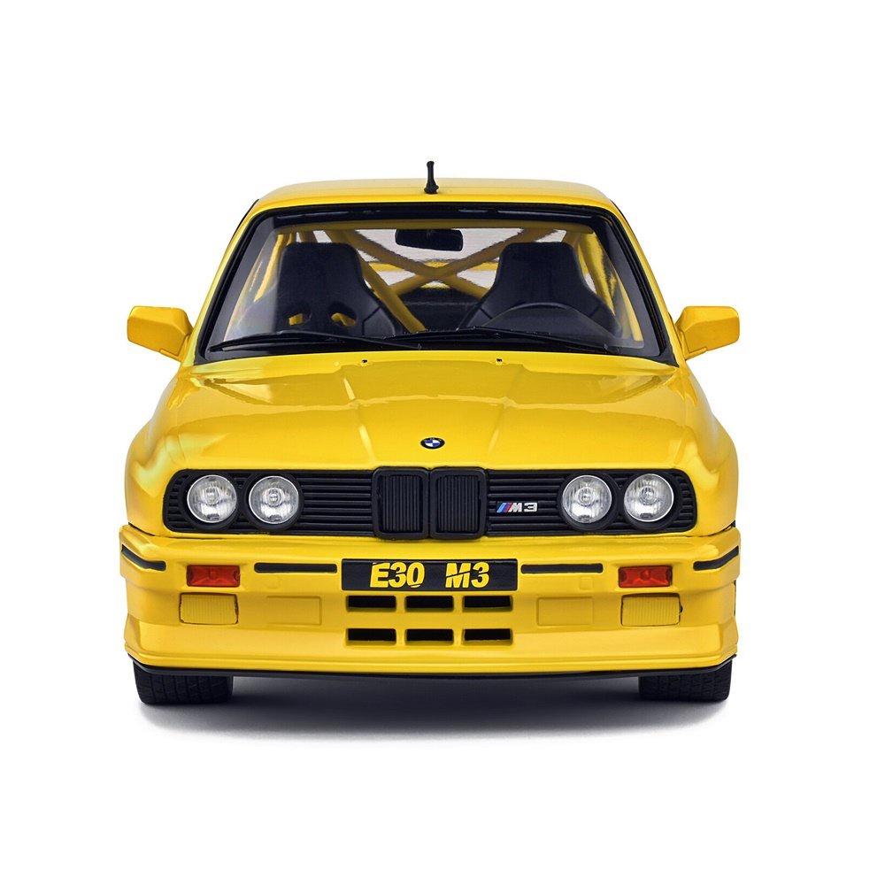 Miniatura Carro BMW M3 E30 (1990) - Amarela - 1:18 - Solido