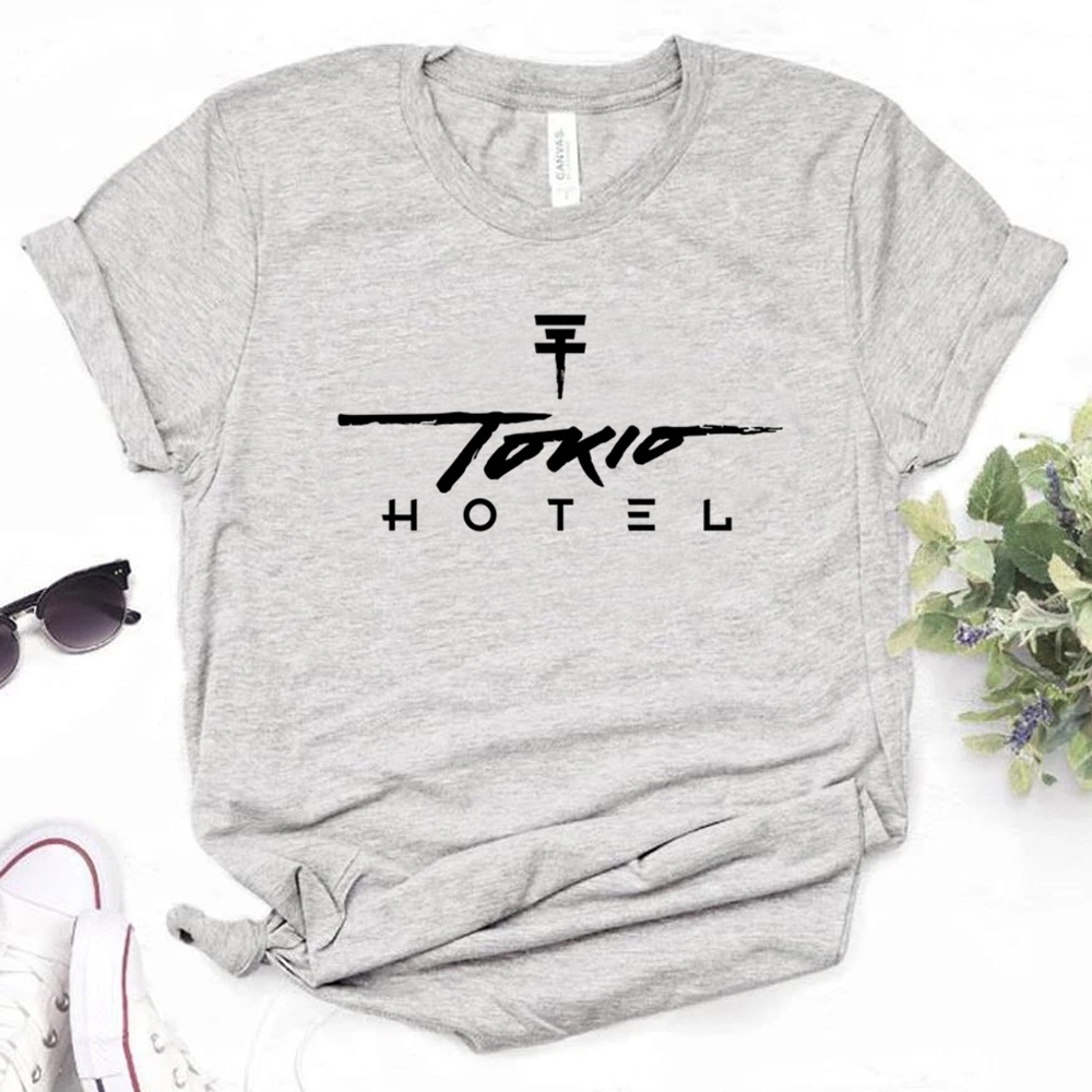 Tokio Hotel t Camiseta Mulheres anime Verão streetwear Camisetas Roupas De  Rua Femininas | Shopee Brasil