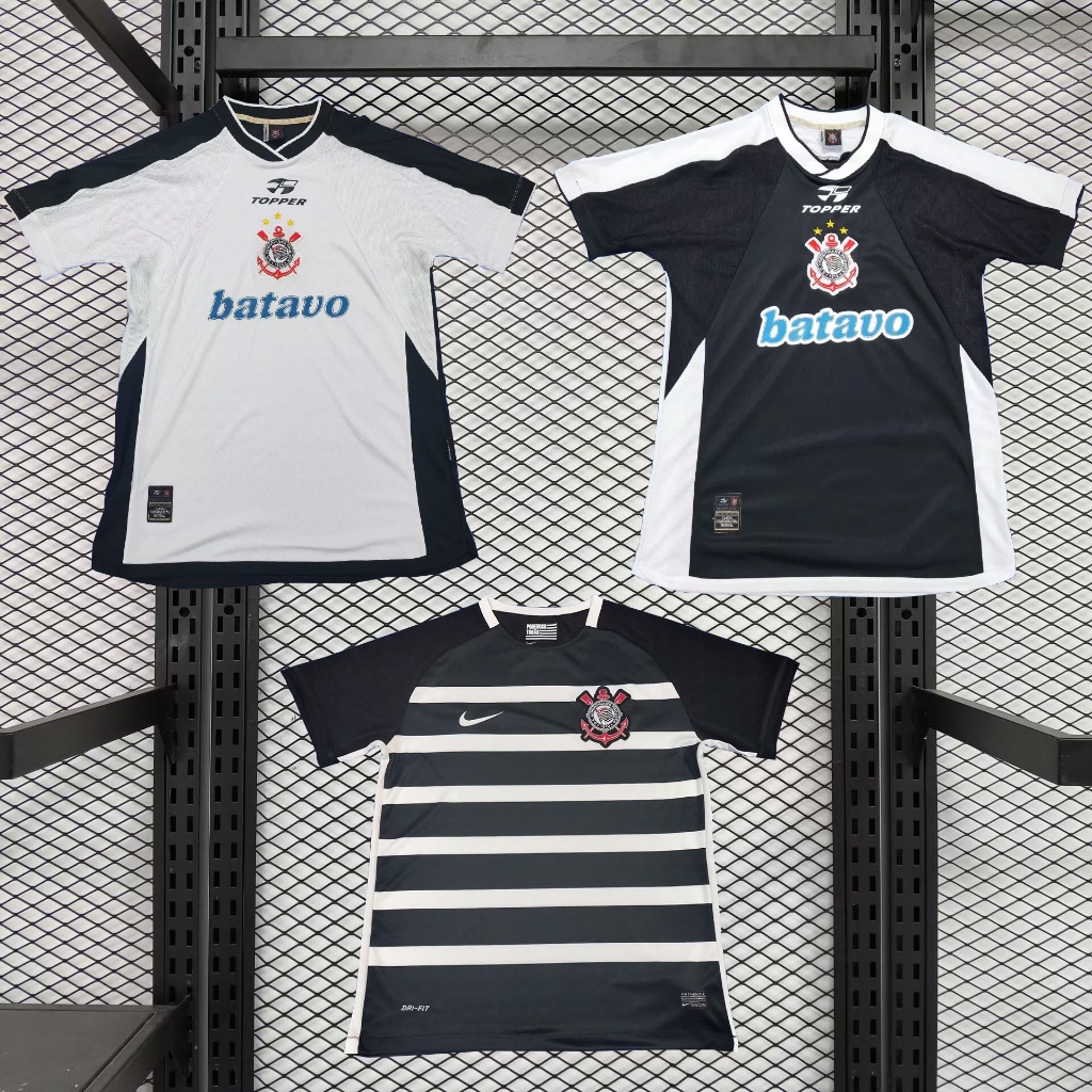 200000 Corinthian Vintage Shirt Thai Edição 1 : 1 Qualidade