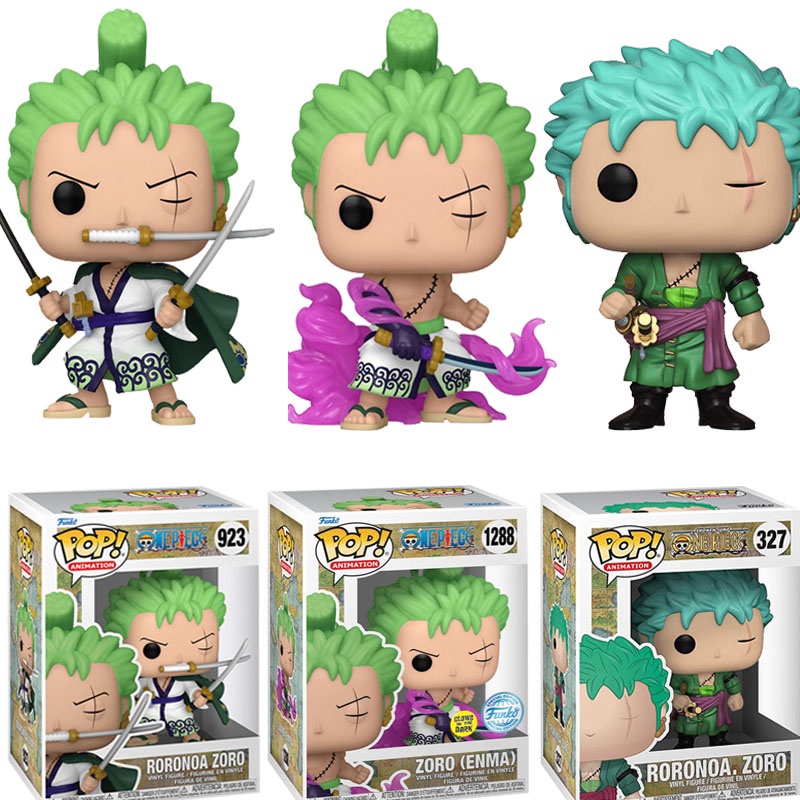 Zoro (ENMA) Funko Pop One Piece Roronoa 923 # 327 Boneca Figura De Ação