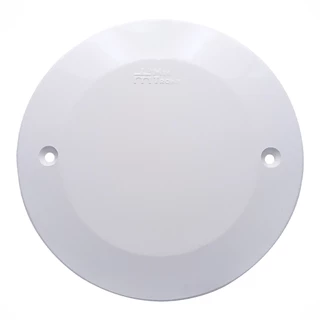 5 Espelho Placa Cega Redonda Para Teto 4 Polegada Branca