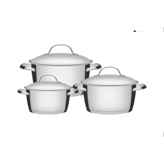 Jogo de Panelas Tramontina Allegra, Inox 3 Peças