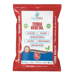 Substrato Terra Vegetal Adubada com Humus de Minhoca 10kg