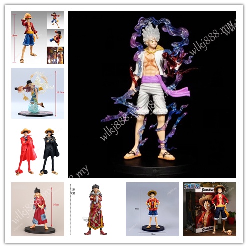 Personagem de desenho animado Luffy que muda o rosto ornamentos  substituíveis mão para fazer bonecos de anime requintados, modelos de  brinquedo, estatuetas colecionáveis decorações